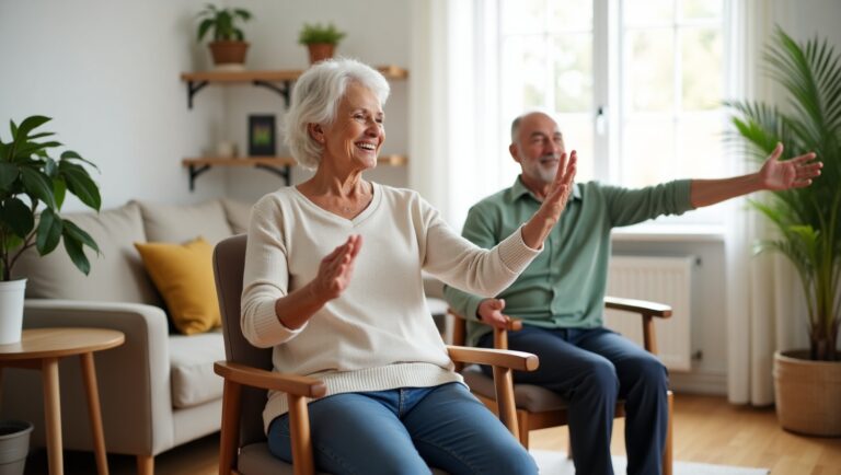 Yoga sur Chaise pour Seniors : 28 Jours de Pratique Douce pour Améliorer Mobilité et Équilibre à Tout Âge